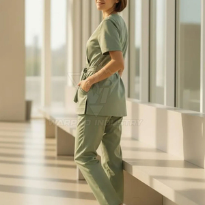 Wholesale Women Scrub Suit With Premium Stitching Soft Fabric Comfortable Design Support And High Quality Finish For Bulk Orders - Product Image 4