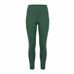 High Quality Womens High Waisted Leggings Outer Wear Spring Autumn <b>Tights</b> <b>Thin</b> Yoga Pants Styles With Customized Color - Product Image 1