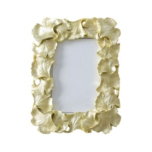 Geometric <b>Gold</b> Metal Photo <b>Frame</b> Wholesale Elegant Art Deco Aluminium Picture <b>Frame</b> for Tabletop Desk Home Decoration On Sale - Product Image 2