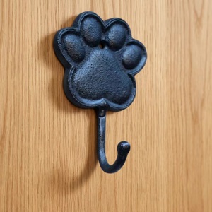 Gancho de Pared Vintage Ecológico de Hierro Fundido, Perchero de Metal con Diseño de Perro/Gato para Amantes de las Mascotas - Product Image 1