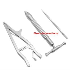 Juego de Extractores de Tornillos Óseos Manuales BISONS para Cirugía Ortopédica, Acero Inoxidable de Alta Calidad, Certificado CE - Product Image 5