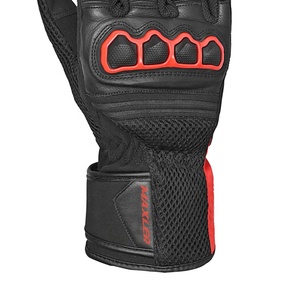 Gants de guidon de moto en cuir à manchette longue Gants de motocross de sport Gants d'équitation de moto d'impact pour hommes à quantité minimale de commande basse - Product Image 6