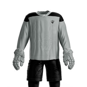 Ropa de hockey sobre hielo personalizada para equipos, conjunto deportivo transpirable para jugadores profesionales y clubes deportivos - Product Image 6