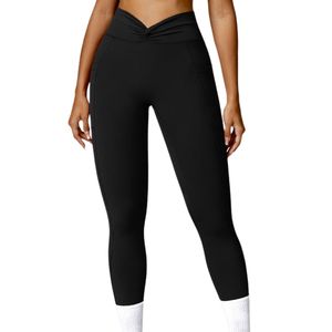 Custom OEM ODM Women Scrunch Butt <b>Leggings</b> High Waist Pocket Quick Dry Nylon Gym Pants Wholesale Wear Style - Product Image 1