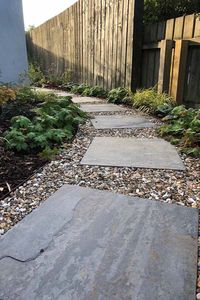 Pavés en pierre d'ardoise moderne GROCON |   Dalles de patio en ardoise naturelle |   Carreaux d'extérieur multicolores |   Écologique et durable |   Grande dalle | - Product Image 3