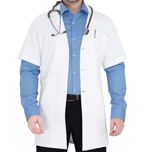 Blouses de laboratoire professionnelles légères pour médecins, fabrication OEM, manches longues, pour usage médical - Product Image 1