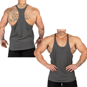 Débardeur de sport pour homme en coton de haute qualité, nouvelle arrivée, logo personnalisé OEM, débardeur musculaire, style décontracté, débardeur stringer - Product Image 3
