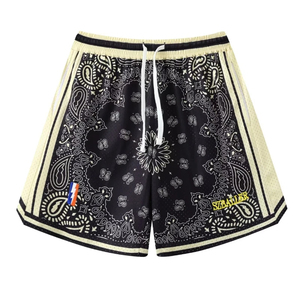Pantalones Cortos de Baloncesto Deportivos Personalizados con Logotipo Estampado para Hombre, Transpirables y de Secado Rápido, Venta al Por Mayor de Fábrica - Product Image 2