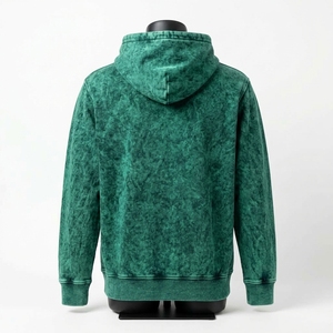 Sweat à capuche pour homme de qualité supérieure, 100% coton, effet délavé, respirant, épais, effet soleil éclairé - Product Image 4