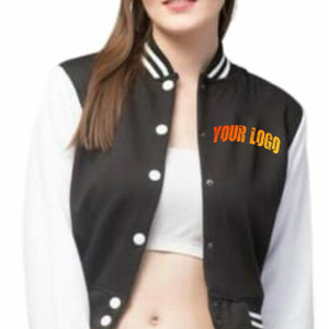 Chaquetas Varsity Personalizadas de Primera Calidad para Mujer, Ropa Urbana al por Mayor, Nueva Tendencia, Logotipo Personalizado, Chaquetas Varsity de Moda - Product Image 6