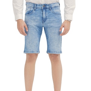 Pantalones Cortos de Mezclilla Ligeros para Hombre, Hechos a Medida, a Cuadros, Transpirables, de Secado Rápido, Casuales de Verano, Ajustados, Rectos, Estilo Urbano, Lavados, Tipo Cargo - Product Image 1