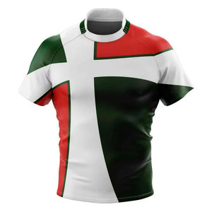 Ensemble de maillots de rugby professionnels de haute qualité, respirants, à séchage rapide, personnalisés, durables, pour équipe, avec sublimation. - Product Image 1