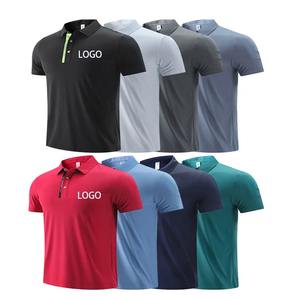 Camisetas de Algodón con Estampado de Leopardo y Logotipo Personalizado, Tejido Dobby Vintage, Color Sólido, Manga Corta, Transpirables, para el Trabajo, Fiestas y Uso Diario - Product Image 1