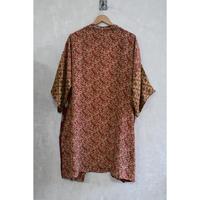 Bata Kimono de Seda con Parches para Mujer, Estilo Boho, Larga, Ideal como Regalo para Ella