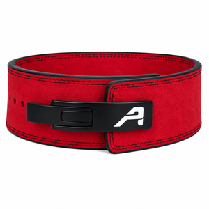 Ceintures de musculation en cuir de vachette rose avec logo personnalisable unisexe Ceinture de musculation à levier noir Boucle en acier Sécurité sportive - Product Image 2