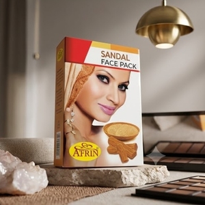 Afrin Natural Sandal Powdered Facemask for Rose Water Herbal Skin Care for Glowing Radiant Skin Remove Dark Spots <b>Wrinkles</b> All - Product Image 5