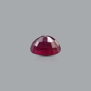 Natural Oval Cut Ruby 4.6 Carat Loose Gemstone 12mm for Fine Jewelry - Product Image 3