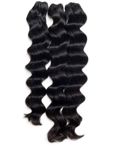 Extensions de cheveux indiens Remy à ondulations lâches, style vague d'eau naturelle, doux, 1 - Product Image 1
