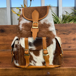 ODM OEM nouveauté 2024 haute qualité en cuir de vachette cordon sacs à dos pour hommes et femmes sac à dos voyage week-end sac à dos - Product Image 4