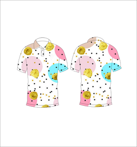 Camisa Polo para Hombre con Patrón de Puntos Abstractos Multicolor, Manga Corta, Verano, Casual, Transpirable, Ligera, para Golf - Product Image 3