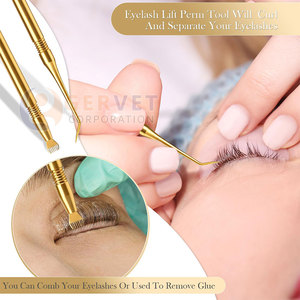Outils de lifting des cils en acier inoxydable légers, qualité supérieure, réutilisables, durables, accessoires pour extensions de cils - Product Image 3