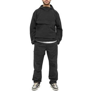 OEM Performance Running Wear Anorak <b>Track</b> <b>Jackets</b> Adjustable Hood & Cuffs Lightweight Pullover <b>Jackets</b> Quarter Zip Windbreaker - Product Image 3