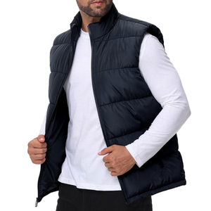 Chaleco de Algodón de Alta Calidad para Hombre, Chaleco de Trabajo de Invierno con Acolchado Resistente, Nuevo Diseño OEM, Venta al Por Mayor - Product Image 3