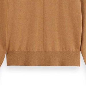 Custom Women Oversized <b>Mock</b> <b>Neck</b> Sweatshirt with Contrast Rib Collar Cuffs and Hem heavyweight fleece mockneck women sweatshirts - Product Image 4