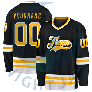 Nuevo Conjunto de Uniforme de Hockey sobre Hielo con Diseño Personalizado, Jersey y Pantalones 100% Poliéster de Secado Rápido, Transpirable y Anti-UV con Logotipo Personalizado - Product Image 1