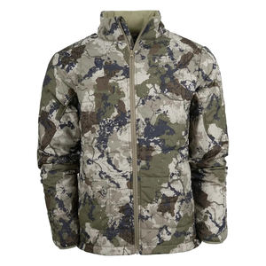 เสื้อแจ็คเก็ตฮู้ดดี้แบบมีซิป ผ้าซอฟต์เชลล์ลายพรางพิมพ์ลายแบบซับลิเมชั่น 400 GSM สำหรับผู้ชาย ลายพราง Real Tree - Product Image 4