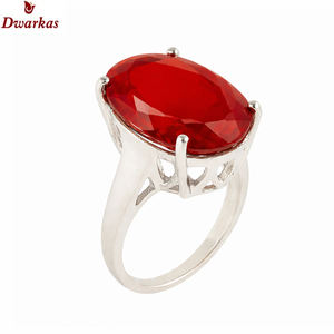 Anillo de plata de ley 925 con piedra de ónix roja, gema natural clásica, el más vendido, para bodas y fiestas, disponible al por mayor. - Product Image 1