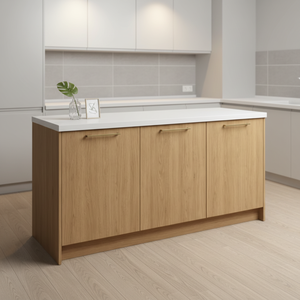 Meubles de cuisine modulaires modernes, caisses en contreplaqué laqué brillant, portes laquées, 5+ tiroirs, accessoires de charnières, application villa, montage mural - Product Image 1