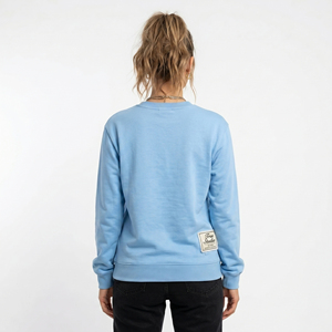 T-shirt à manches longues brodé effet vieilli, coupe oversize, pour femme, style streetwear - Product Image 4