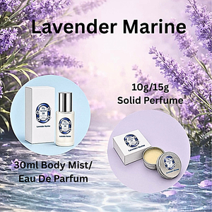 My Scent 28 Lavande Marine pour Femme 30ml Brume Corporelle Eau de Parfum 10g 15g Parfum Solide Huile Naturelle de Grasse Longue Durée OEM - Product Image 1