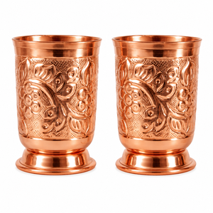 Juego de Vasos de Cobre Puro para Beber Agua Ayurvédica, Vasos de Cobre Hechos a Mano sin Costuras para Apoyo Inmunológico y Salud Digestiva - Product Image 6