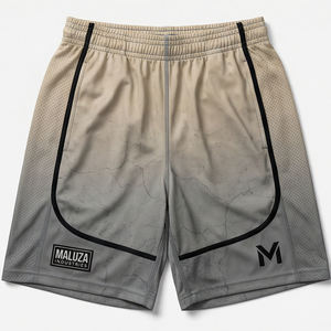 Ensemble de basket-ball urbain MALUZA : débardeur et short de performance imprimés, respirants, grande taille, qualité supérieure - Product Image 4