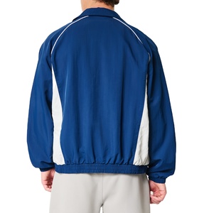 Custom Logo 100% Nylon Zip up Vintage <b>Summer</b> <b>Lightweight</b> Windbreaker <b>Jacket</b> For <b>Men</b> - Product Image 2