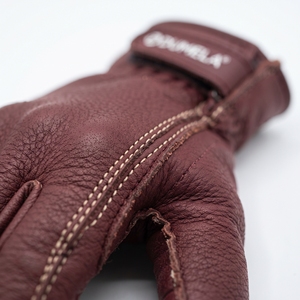 Dumela Leather Full Finger <b>Motorbike</b> Gloves <b>Green</b> Breathable Wrist Support Sporty Cycling Gloves - Product Image 2