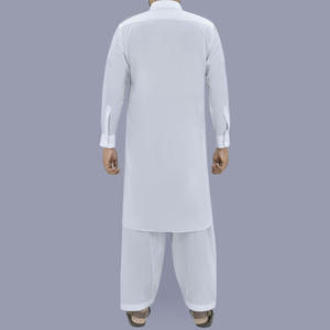 Venta Directa de Ropa para Hombre, Conjunto de Kameez y Shalwar Afgano con Cuello Redondo y Manga Larga Bordada, Traje Afgano para Hombre - Product Image 2