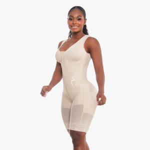 Body modellante contenitivo a compressione elevata da donna <span class=keywords><strong>con</strong></span> bustino e chiusura a spilla per uso quotidiano e post-chirurgico, per la pancia - Product Image 6
