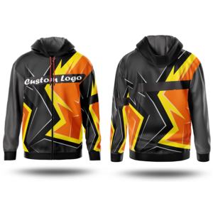 Sweat à capuche d'hiver personnalisé en coton 100% écologique pour hommes et femmes, avec impression numérique, design 3D et graphismes personnalisés - Product Image 3