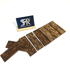 Plaquettes de manche de couteau en bois de palmier noir de qualité supérieure, ébauches en bois dur exotique pour la fabrication de couteaux personnalisés, poignées artisanales et projets de bricolage - Product Image 4