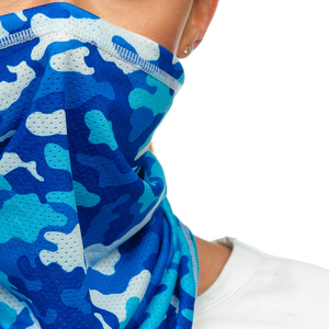 Cache-cou polaire 100 % polyester imprimé sur mesure pour le cyclisme, coupe-vent, pour sports d'hiver et activités de plein air - Pêche 2026 - Product Image 2