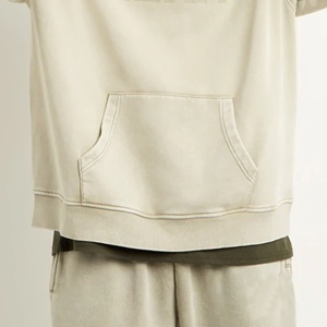 Sweat-shirt à capuche pour homme, coupe classique, 100% coton molletonné, vêtement d'hiver décontracté, anti-boulochage, séchage rapide, avec poche - Product Image 4