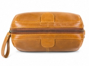 Bolsa de Viaje de Cuero Genuino Vintage con Cierre, Compartimento para Zapatos, Función para Colgar, Gran Capacidad, Asa Suave Ecológica, Cosmética - Product Image 4