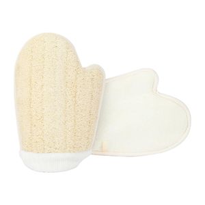Gants de lavage en loofah pour un nettoyage en profondeur, gant exfoliant double face pour une exfoliation efficace, meilleure solution naturelle pour une peau lisse et claire - Product Image 1