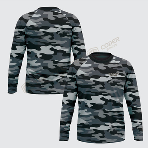 Vêtements de chasse sur mesure pour hommes : Chemises de chasse à manches longues, multi-camouflages, pour la chasse au canard - Product Image 4