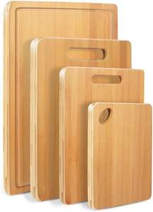 Ensemble de planches à découper en bois de haute qualité, multi-tailles |   Couteau de cuisine professionnel rectangulaire, durable et facile à nettoyer - Product Image 2