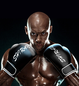 Guantes de Boxeo de Cuero con Cordones y Logotipo Personalizado para Hombre y Mujer, Ligeros, Transpirables, para Entrenamiento y Kick Boxing, con Vendas para las Manos Gratis - Product Image 4