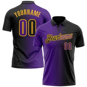 Camiseta de Baloncesto Personalizada para Hombre, Color Morado y Negro, con Nombre y Número Sublimados, Absorbente de Humedad, Corte Regular - Product Image 2